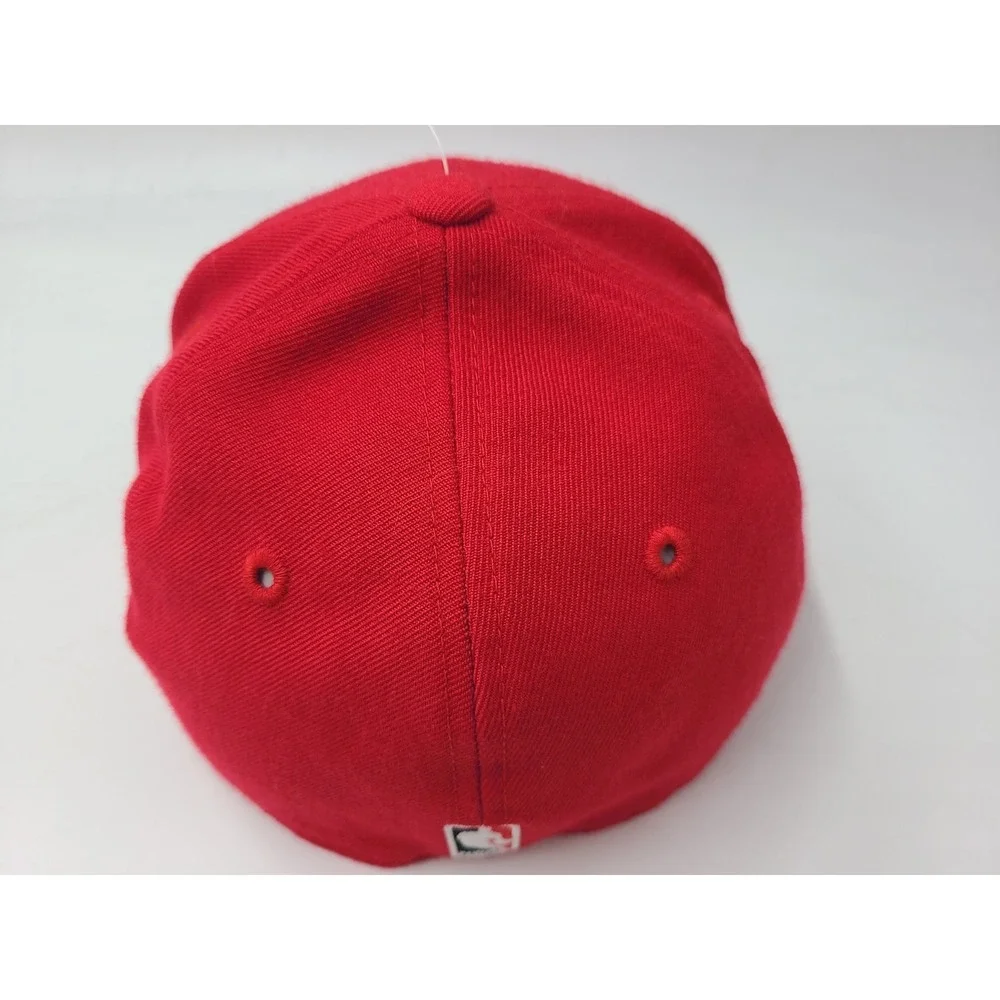 Houston Rockets‎ Adidas Fitted 7 Hat Cap Wool Men Women NBA Basketball Red White